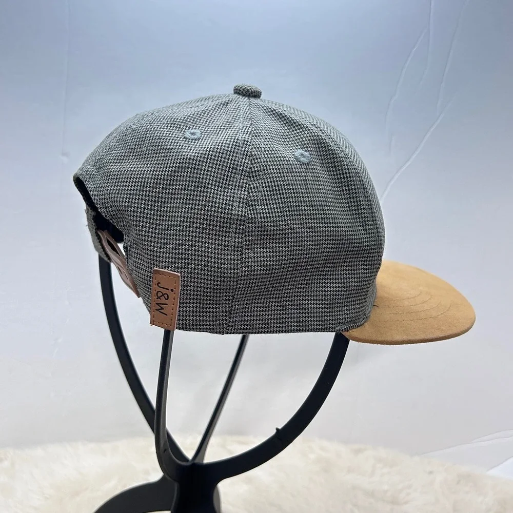 Kids Jack &‎ Winn Hat Co Houndstooth Buffalo Patch Adjustable Baseball Cap